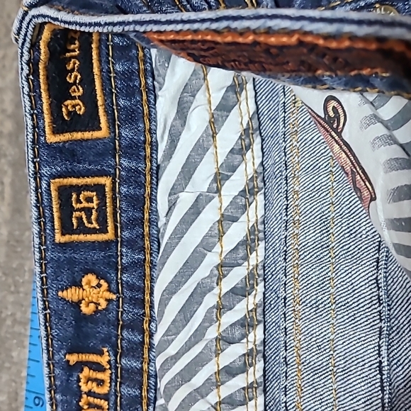 ROCK REVIVAL JESSICA EMBROIDERED SKINNY DENIM JEAN - Picture 7 of 15